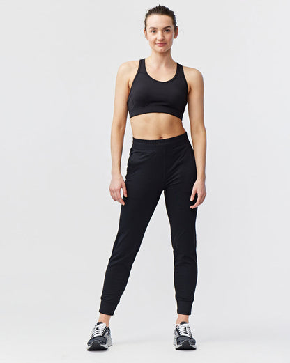 Valia Women's Black Jogger Pants