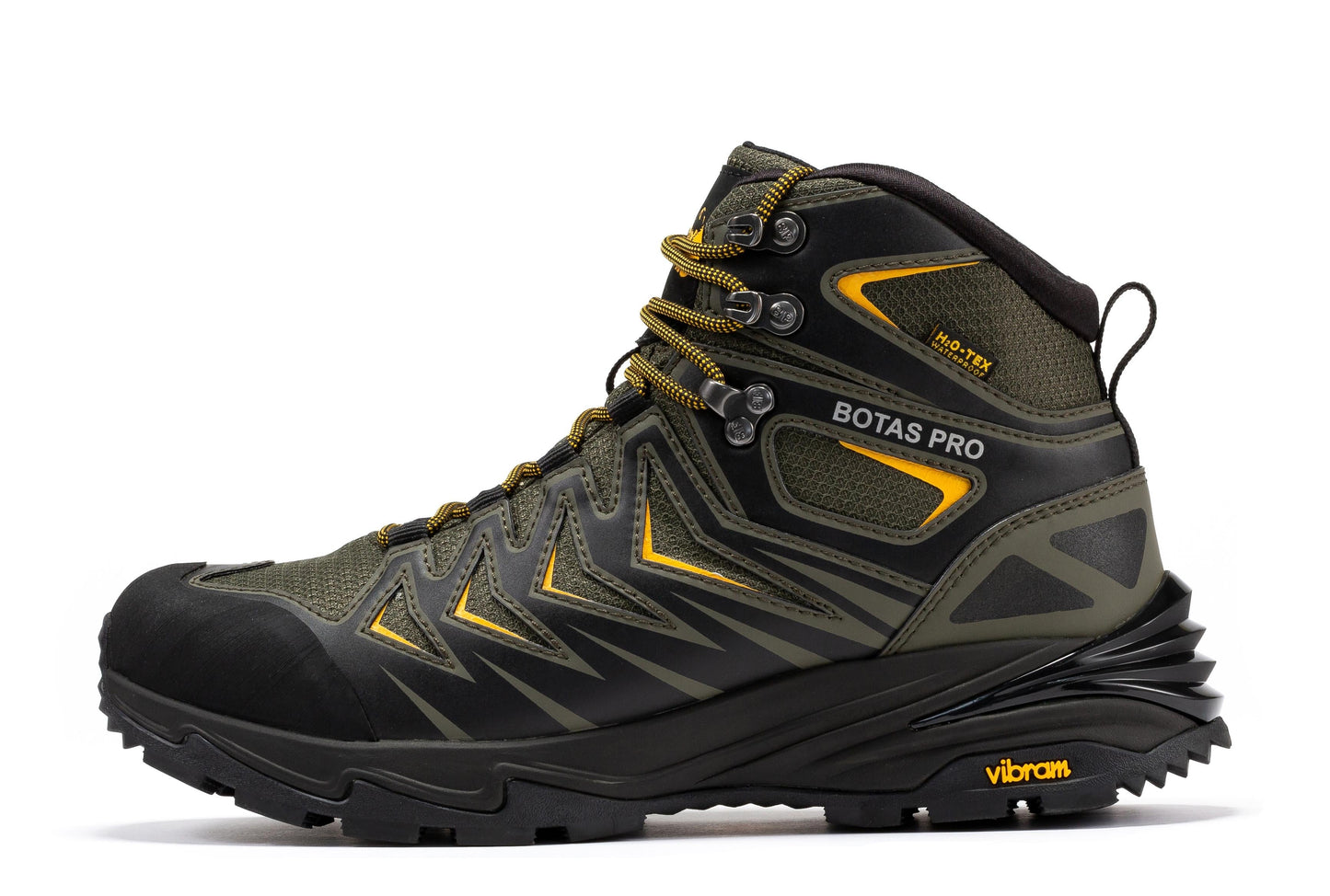 Botas Pro Metallic Green 6 Inch Waterproof Hiking Boots with VIBRAM® Traction Lug Outsole  BP22111